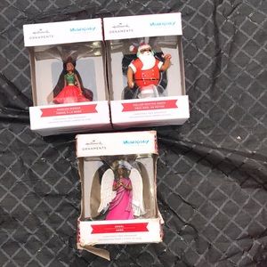 “MAHOGANY” Hallmark Ornaments Lot!